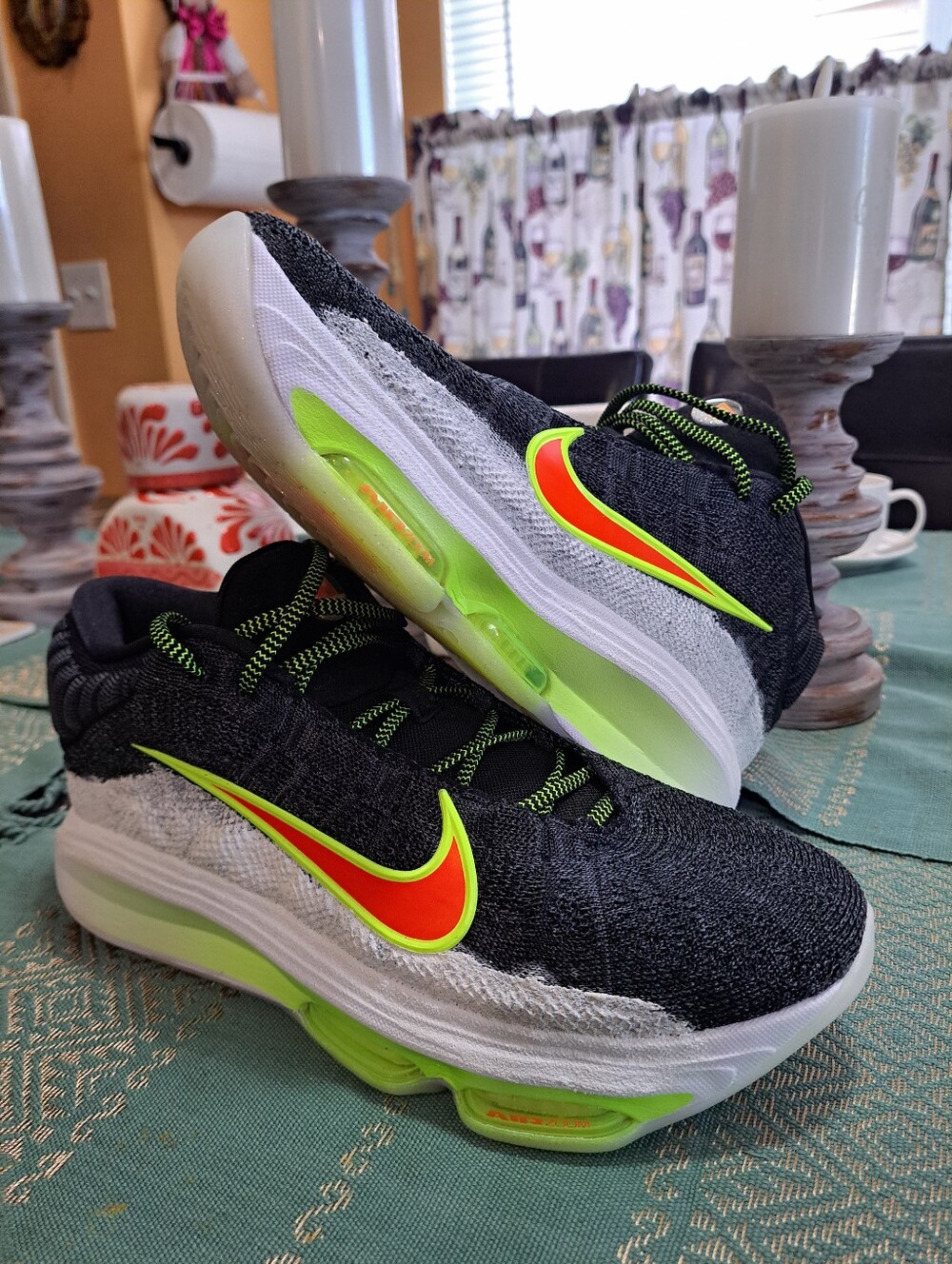 Nike G.T. Hustle 3 "Deep Winter" Basketball Shoes (Black/Volt) Mens Size 10.5